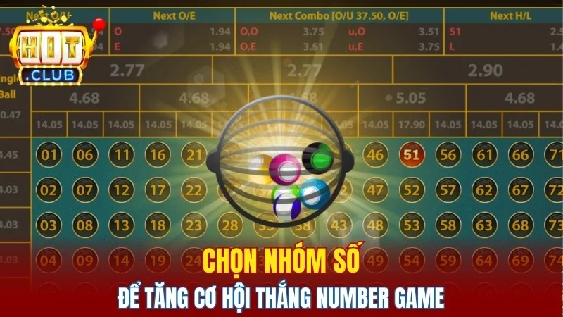 Chọn nhóm số để tăng cơ hội thắng Number Game